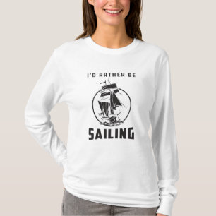 Segelschiff Sailor Kapitän Funny Geschenk Idee T-Shirt
