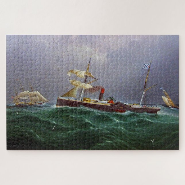 Segelschiff San Salvadore 1886 (Horizontal)