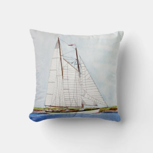 Segelschiff Schiff Ozeanwirbel Couch Kissen