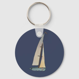 Segelschiff Schlüsselanhänger