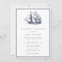 Segelschiff Seil Rahmen Klassische Hochzeit