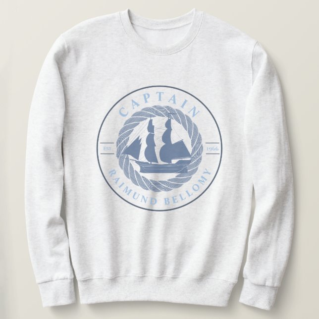 Segelschiff Sweatshirt (Design vorne)