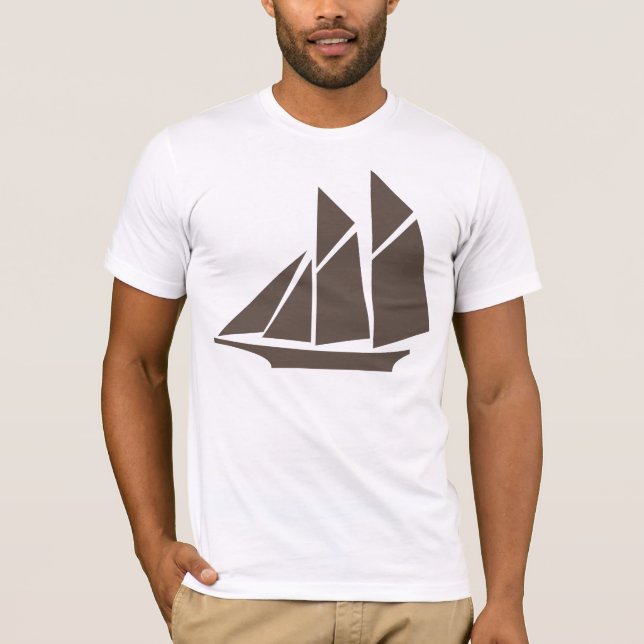 Segelschiff T - Shirt (Vorderseite)