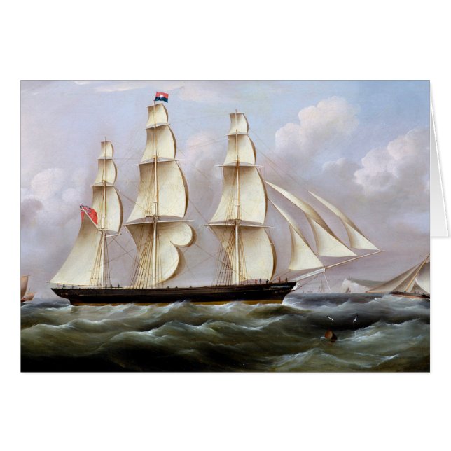 Segelschiff Woolloomooloo 1850 (Vorderseite (Horizontal))