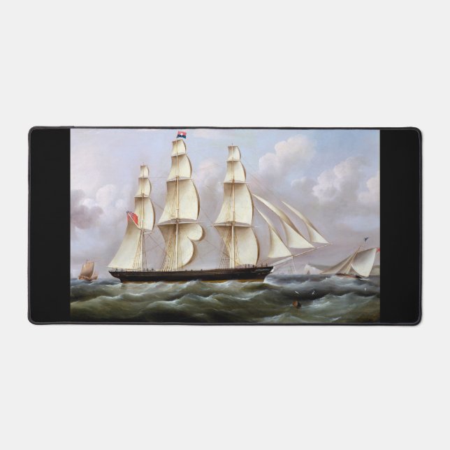Segelschiff Woolloomooloo 1850 Schreibtischunterlage (Vorderseite)