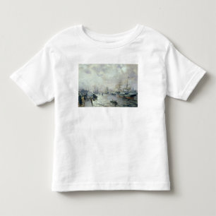 Segelschiffe im Hafen von Hamburg, 1889 Kleinkind T-shirt