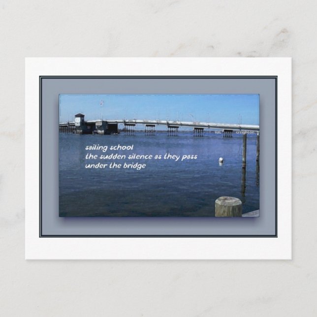 Segelschule Postkarte (Vorderseite)