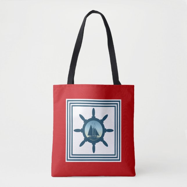 Segelszene Tasche (Vorderseite)