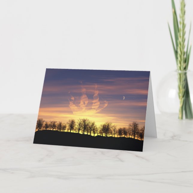 Segelt die Night Sky Card Karte (Vorderseite)