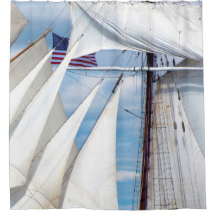 Segelt einfach duschvorhang