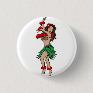 Segeltätowierung - Hawaiianische Hula-Tänzerin - K Button