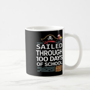 Segelte durch 100 Tage Schulpferd Schiff Teac Kaffeetasse