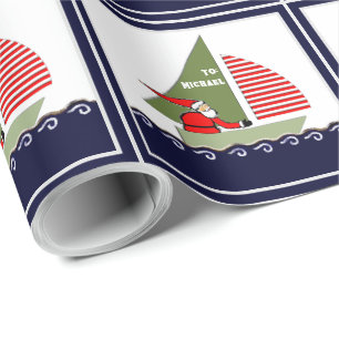 Segelurlaub Geschenkpapier