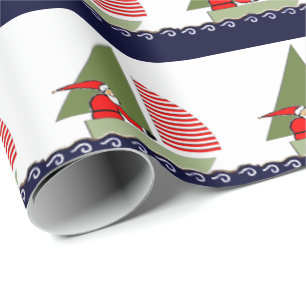 Segelurlaub Geschenkverpackungspapier Geschenkpapier