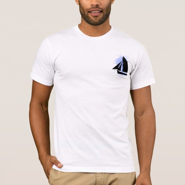 Segelweltschiff Mens Tee Shirt (Vorderseite)