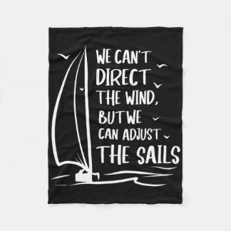 Segelwind passt das Segelboot an - Segelboot Fleecedecke