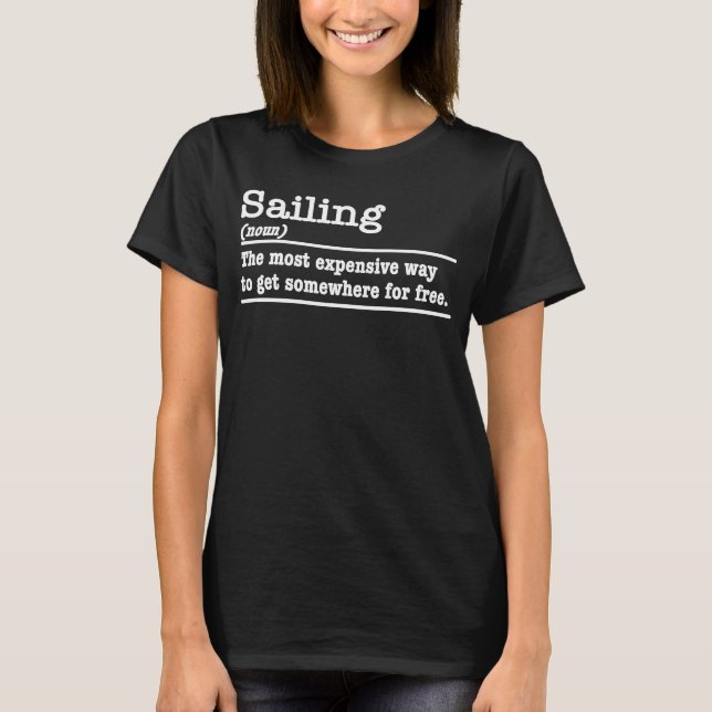 Segelwörterbuch T-Shirt (Vorderseite)