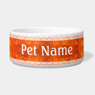 Segen Abstrakter Kunsthundekugel Napf