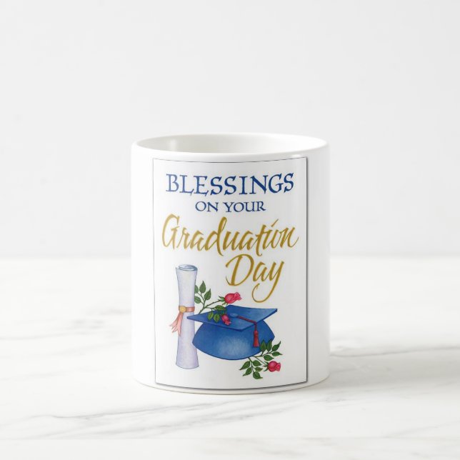 Segen an Ihrem Abschlusstag Kaffeetasse (Mittel)