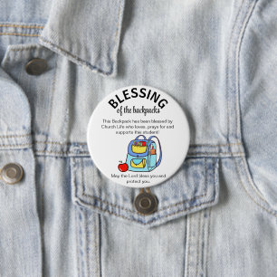 Segen der Rucksäcke Geschenk Tags Schlüsselanhänge Button
