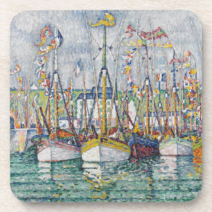 Segen der Thunfisch-Flotte bei Groix, 1923 Getränkeuntersetzer