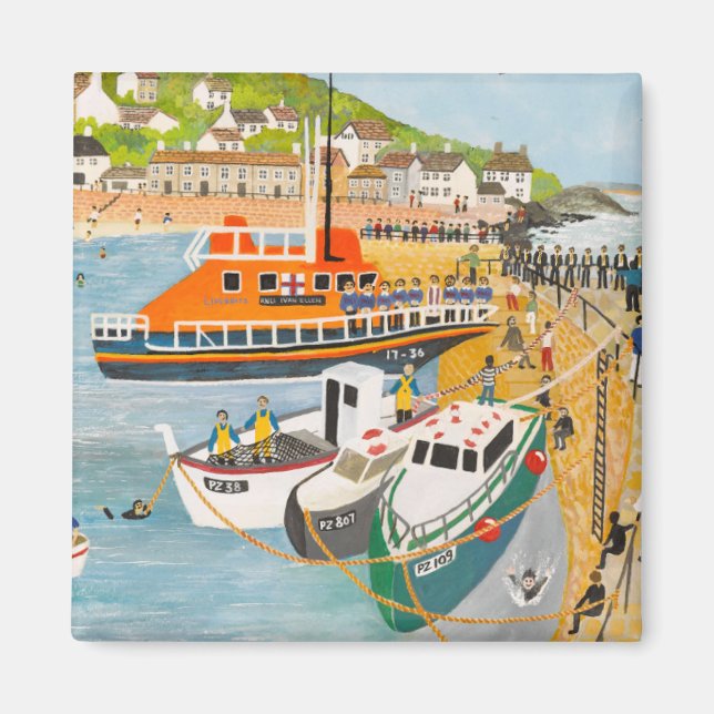 Segen des Rettungsbootes in Mousehole Magnet (Vorne)