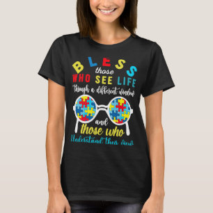 Segen diejenigen, die das Leben sehen Puzzle Brill T-Shirt