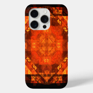 Segen Feuer Mandala Abstract Art Design iPhone 15 Pro Hülle