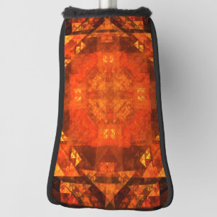 Segen Feuer Mandala Abstrakte Kunstgestaltung Golf Headcover