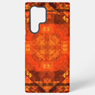 Segen Feuer Mandala Abstrakte Kunstgestaltung Samsung Galaxy Hülle