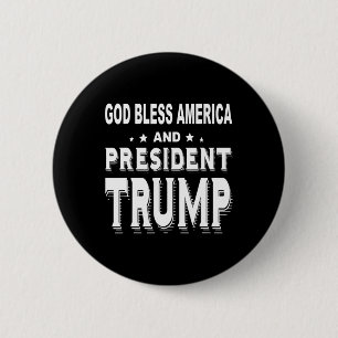 Segen für Amerika und Präsident Trump Button