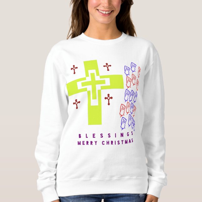 Segen Gottes Sweatshirt (Vorderseite)
