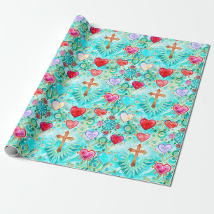 Segen Liebe Faith Geschenkpapier