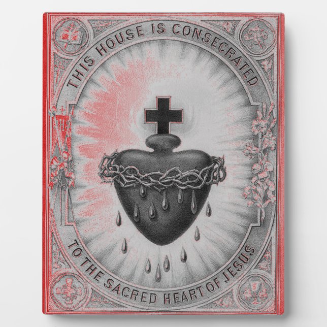 Segen-Plakette Fotoplatte (Vorderseite)