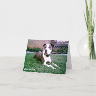 Segen Sie die Bullys notecard Karte