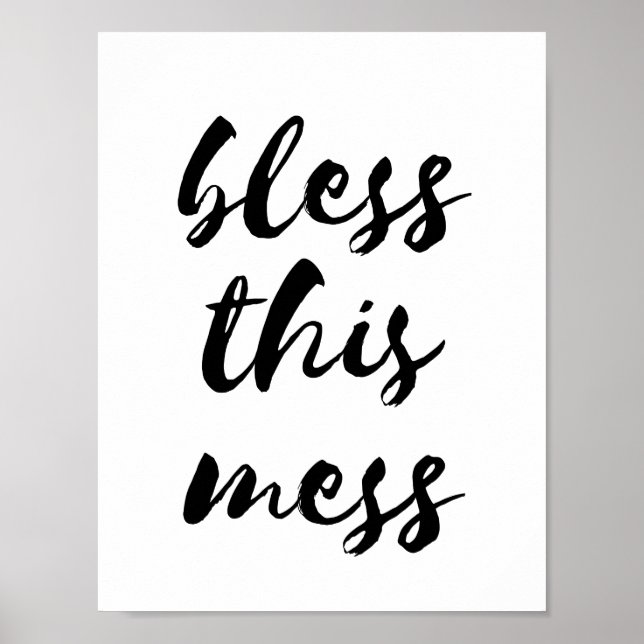 Segen Sie dieses Chaos-Poster Poster (Vorne)