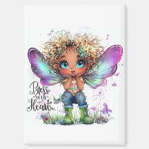 Segen Sie Ihr Herz Fairy Magnet