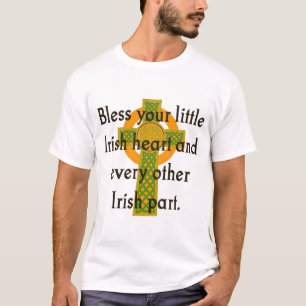 Segen Sie Ihr kleines irisches Herz - irisches Zit T-Shirt