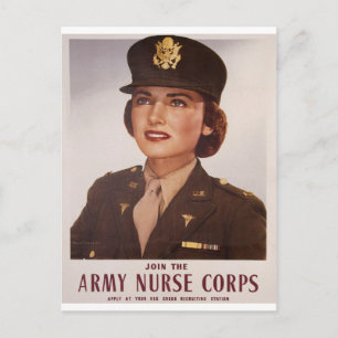 Segen Sie unsere Frau militärisch Postkarte