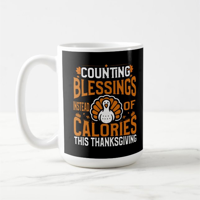 Segen statt Kalorien zählen Kaffeetasse (Links)