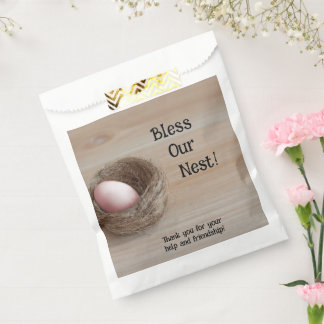 Segen unser Nest, nistendes Party Geschenktütchen
