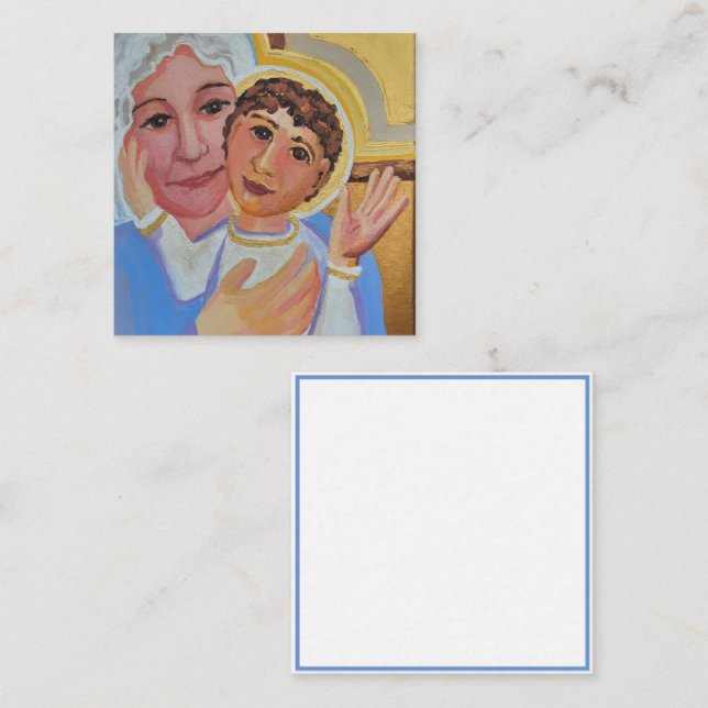Segen von Jesus Mitteilungskarte (Vorne/Hinten)