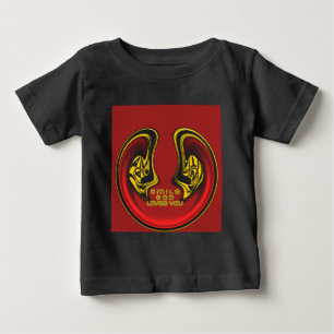 Segen von oben: Gottes Liebe spiritueller Gruß Baby T-shirt