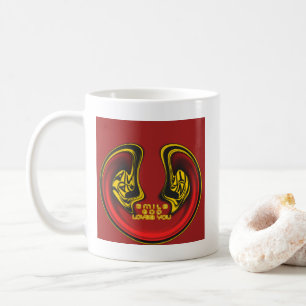Segen von oben: Gottes Liebe spiritueller Gruß Kaffeetasse