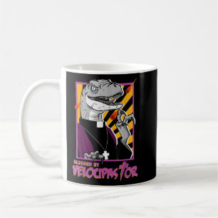 Segen von Velocipastor, Cooler Dinosaurier Pfarrer Kaffeetasse