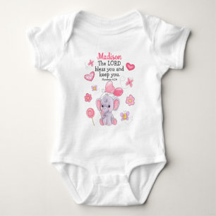 Segensschrift Baby-Mädchen-Body mit individuellem  Baby Strampler