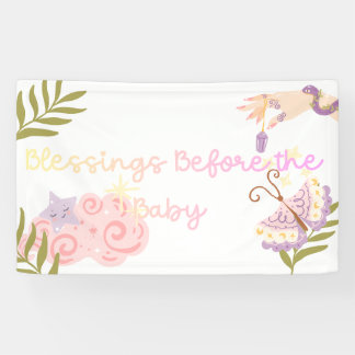 Segenswünsche für das Baby Banner