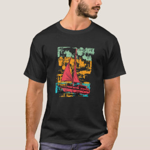Segler Catamaran Retro Vintag T-Shirt