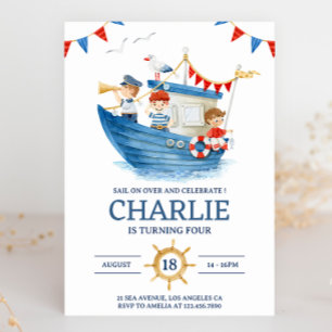 Segler Nautical Sommer Einladung