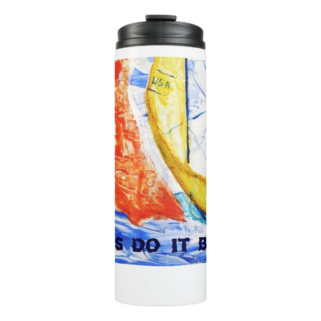 Segler tun es besser Thermal Tumbler Thermosbecher (Vorderseite)